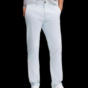 NWT Tommy Hilfiger THFlex Tommy Straight Chino Size 30x34 Breezy Blue 78JA567